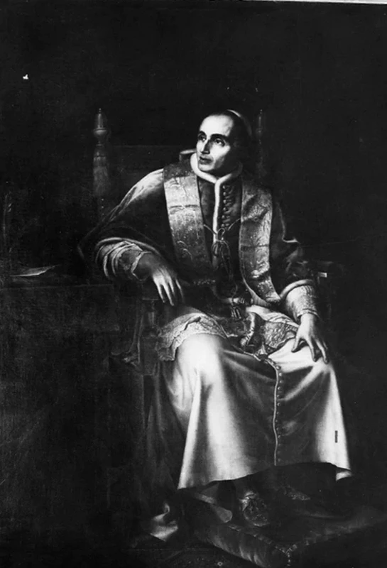 Jean - Baptiste Wicar, 120, ritratto di papa Pio VII, Canino, Viterbo